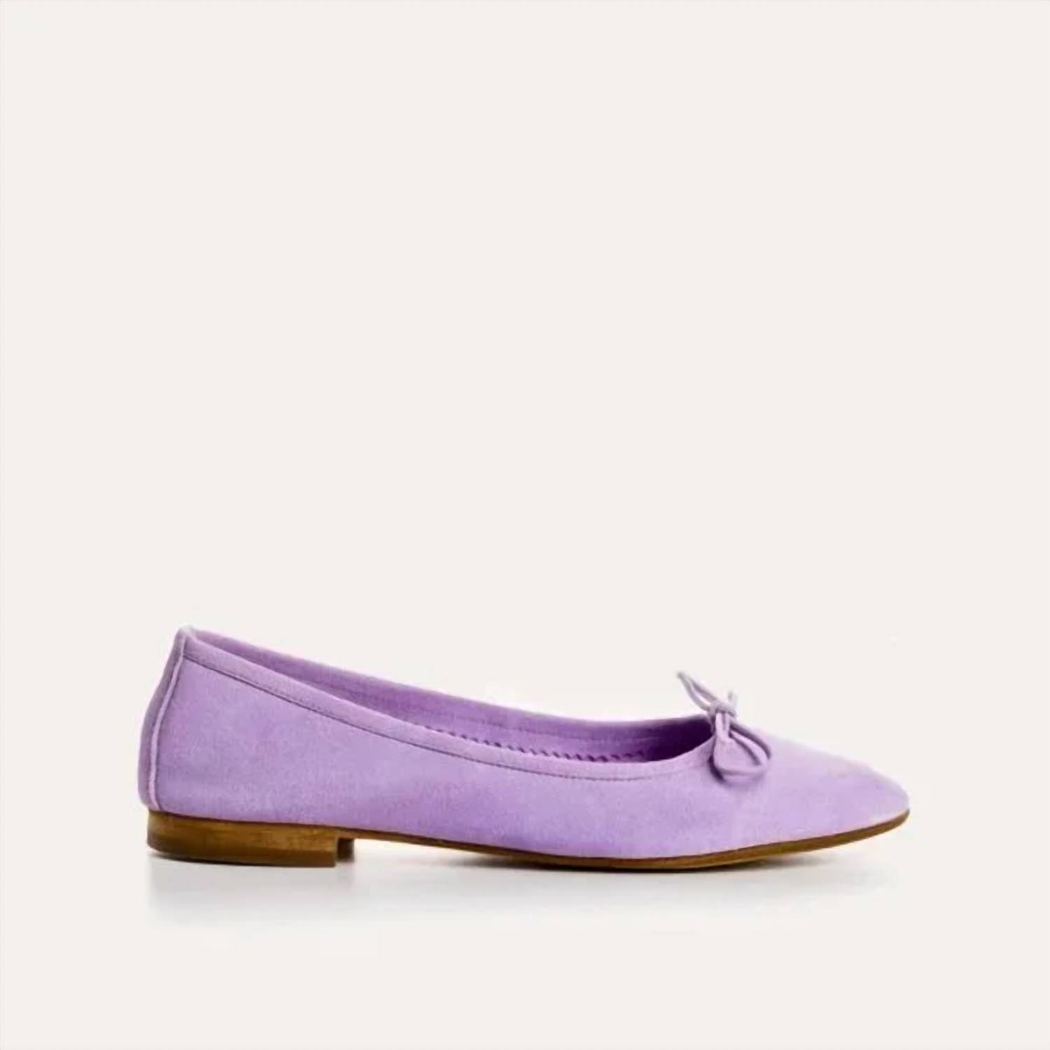 New Reqins Women's Carmen Peau Flats In Lavender